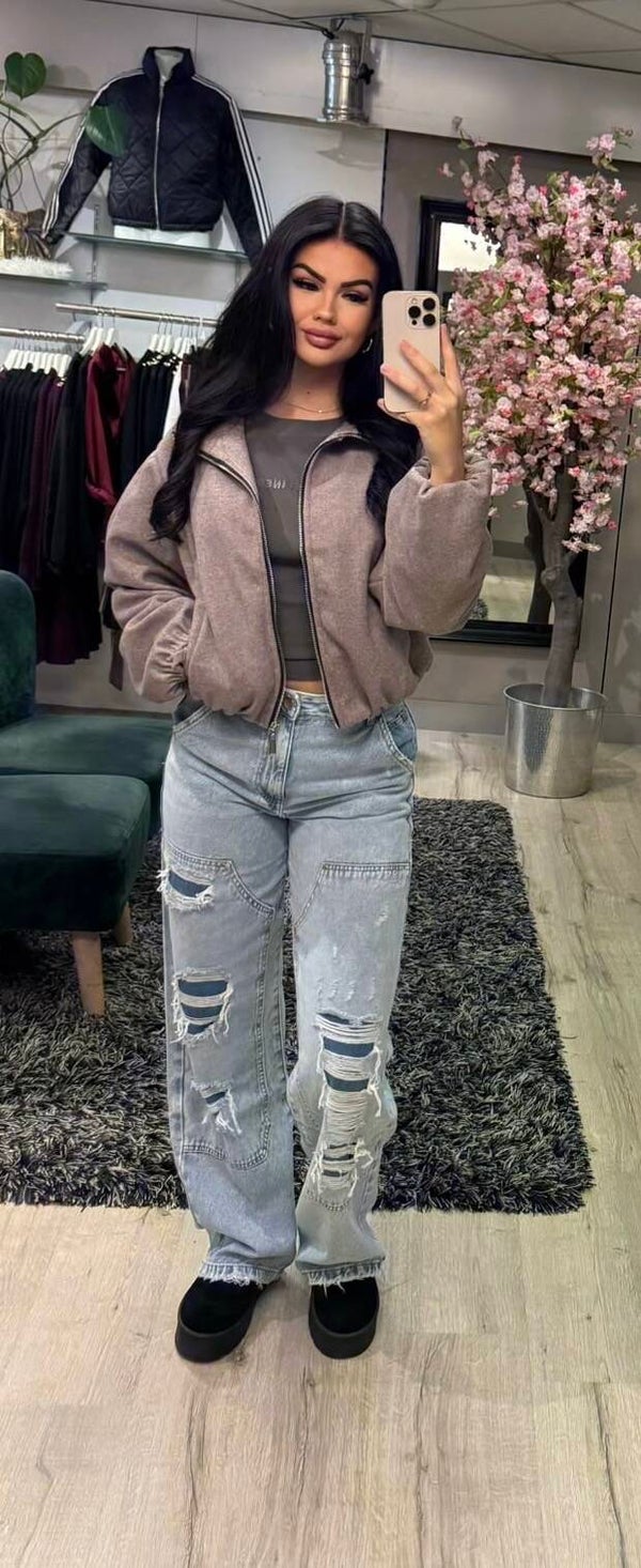 Bomber taupe
