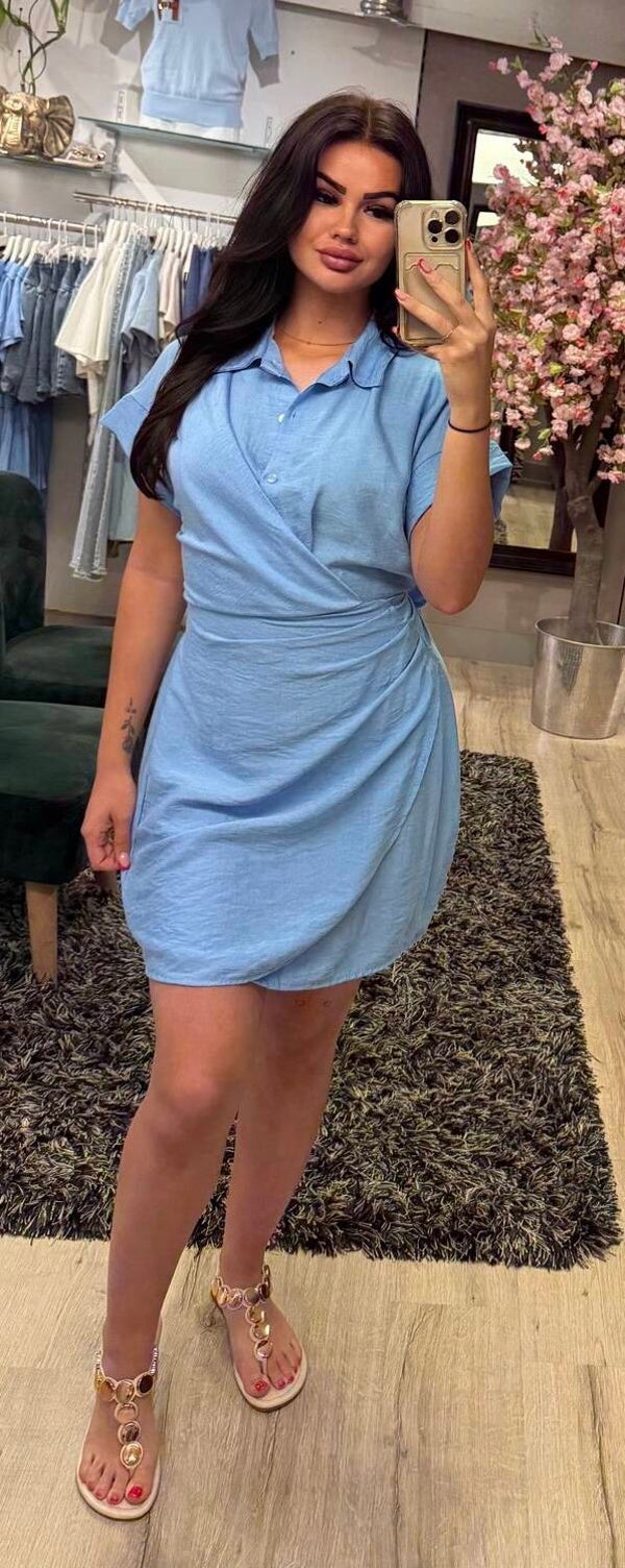 Wikkeljurkje blauw