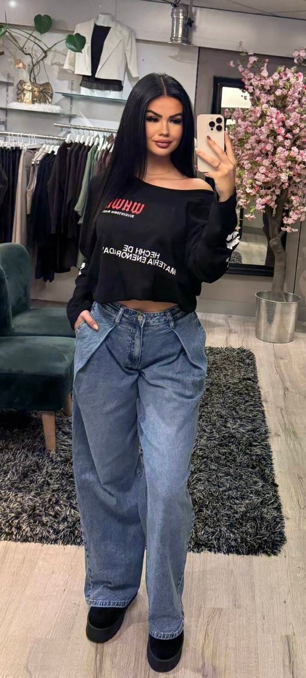 Shirt noir zwart