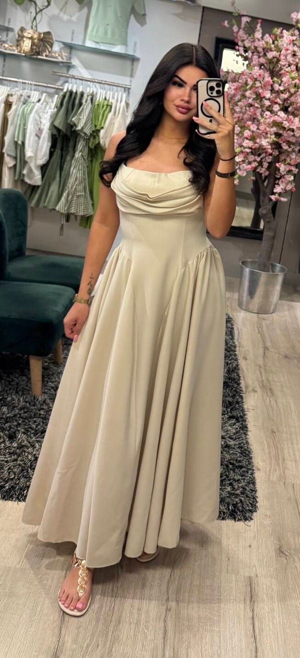 Dress beige chique
