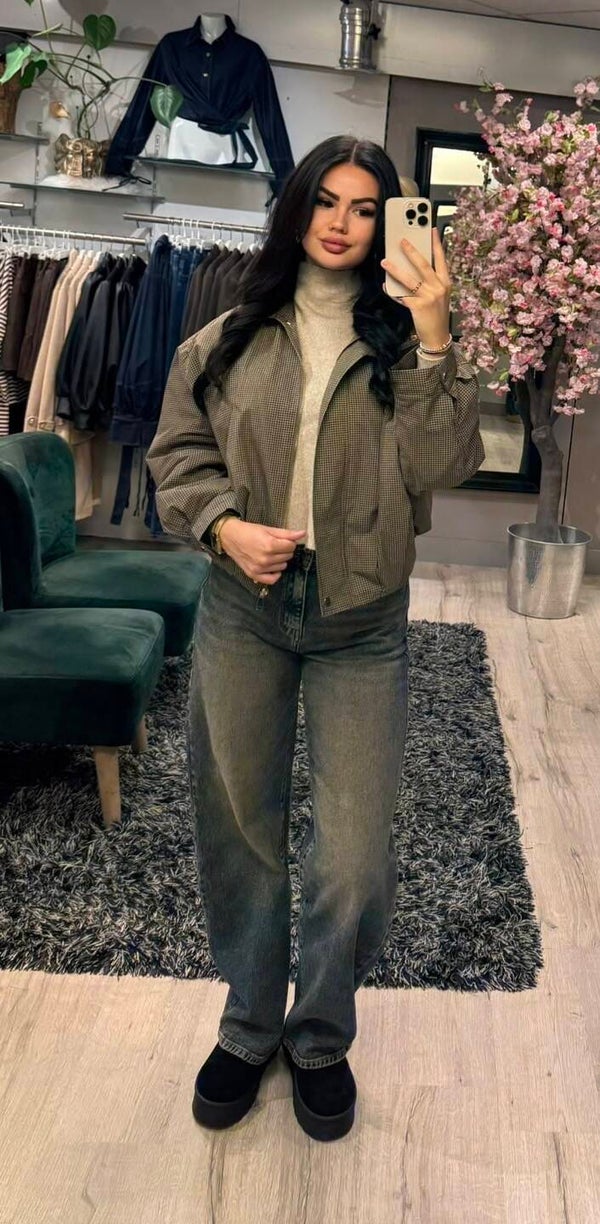Ruitjes blazer