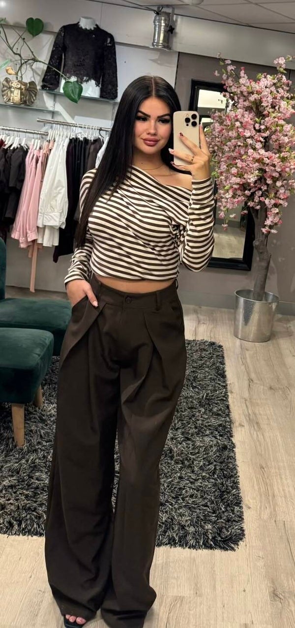 Tall broek leona bruin
