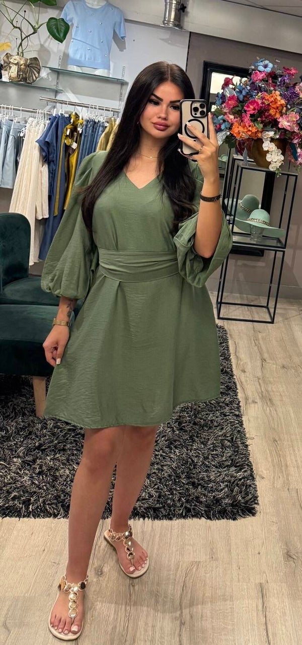 Dress judi groen
