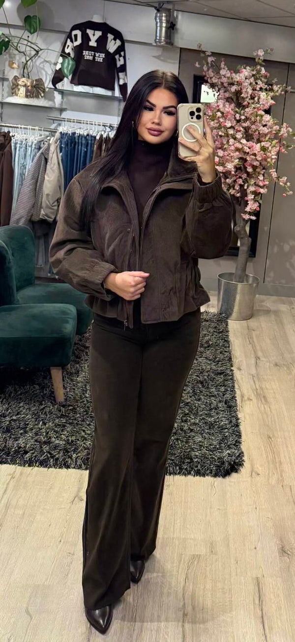 Fluweel jacket