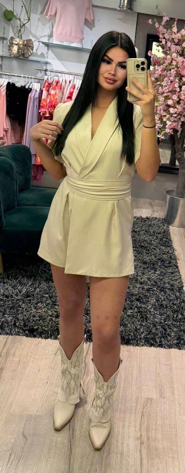 Playsuit beige
