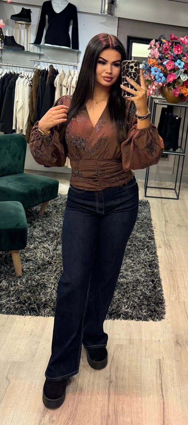 Top Daisy beautiful Brown