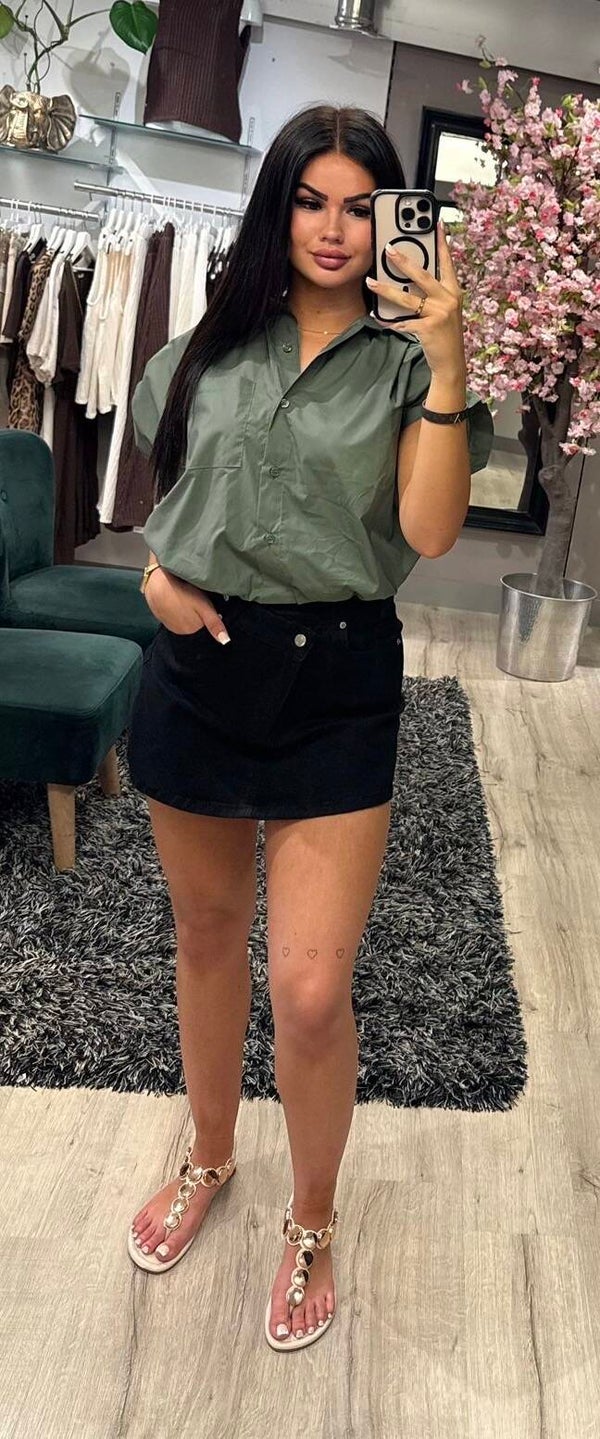 Cropblouse army
