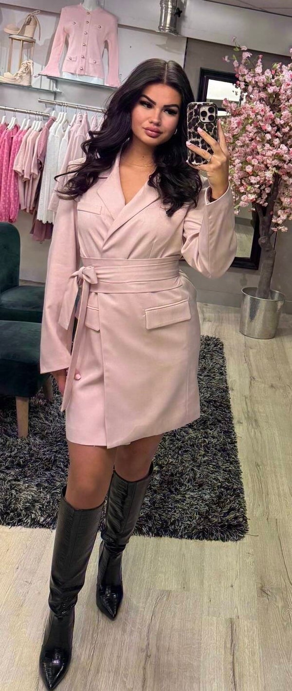 Blazer Dress soft pink