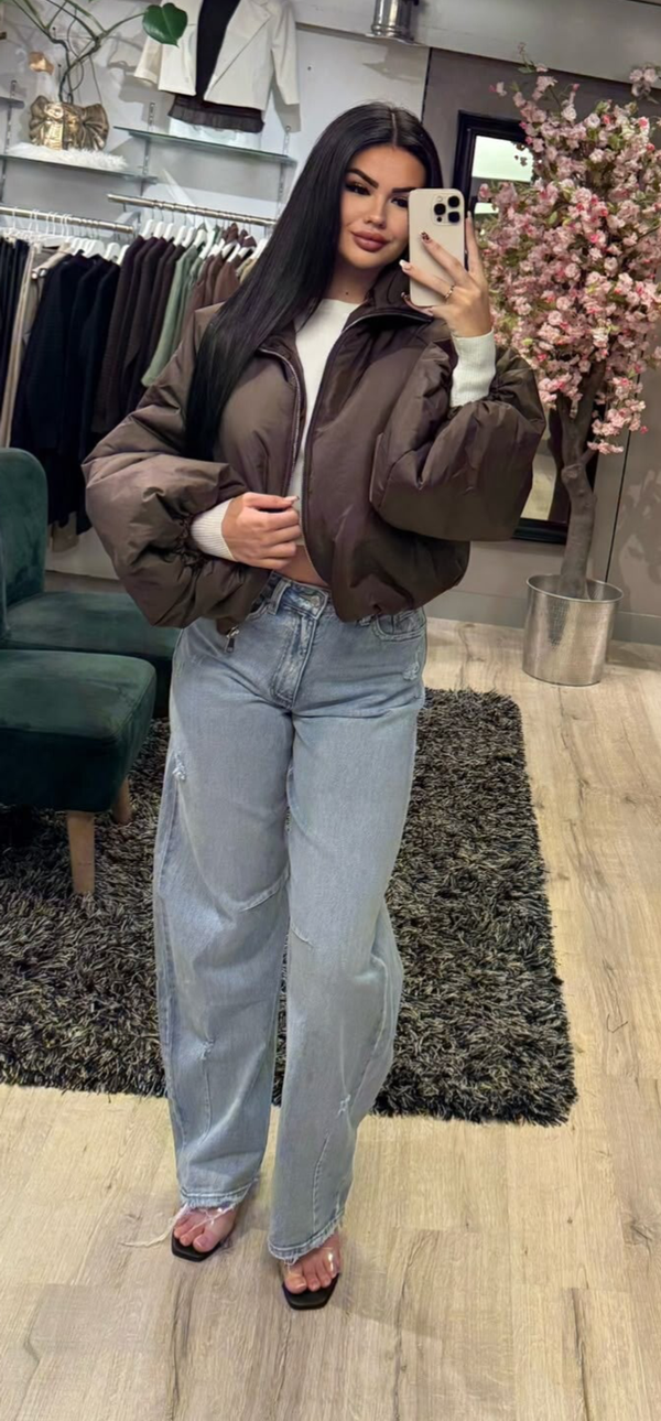 Bomber jas bruin