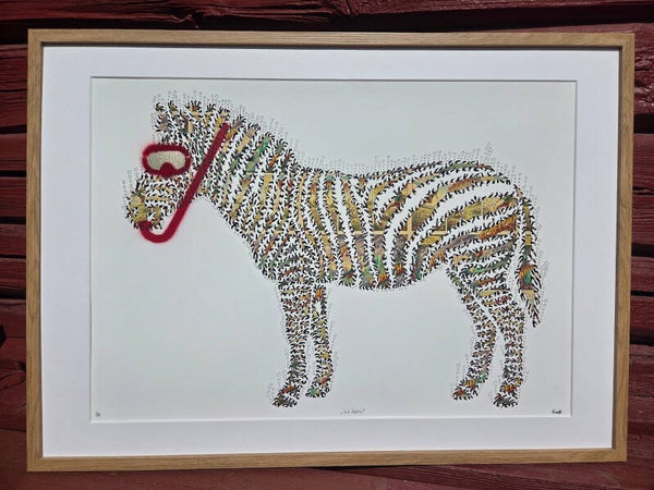 "Sub Zebra" - Handfinished, limited run