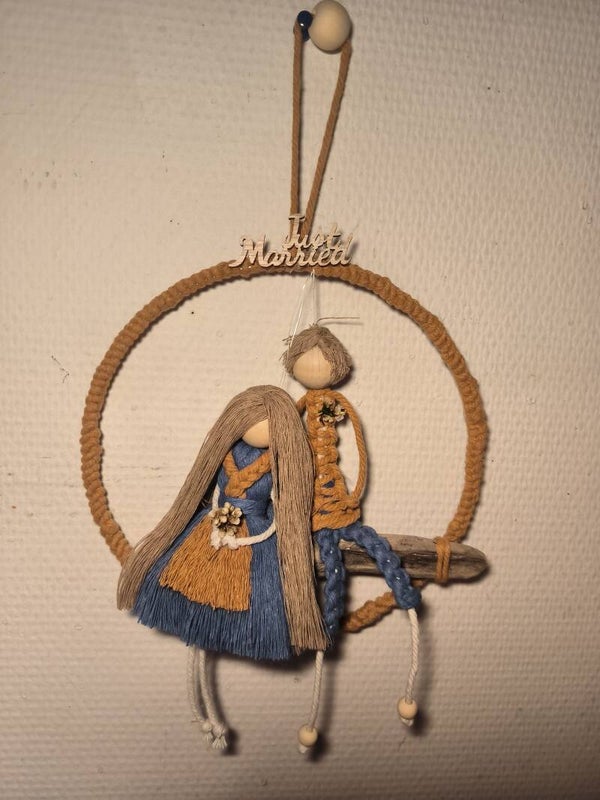 Suspension personnalisable " juste married"