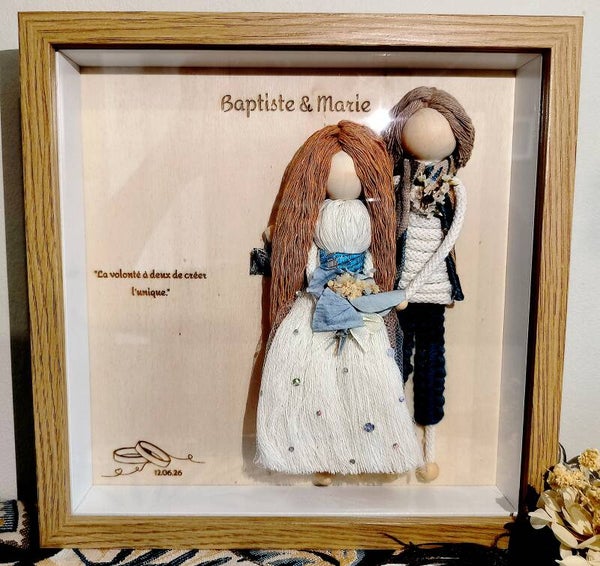 Cadre de mariage personnalisable