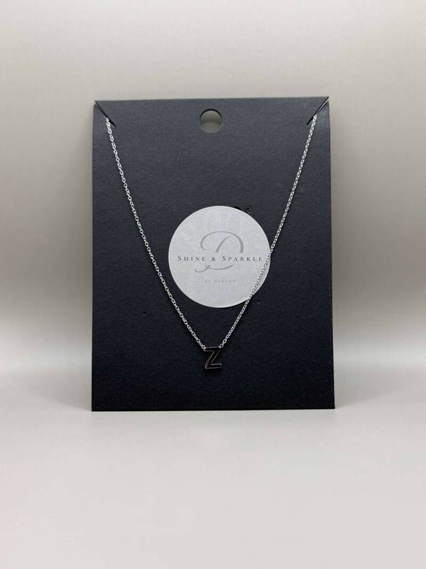 Letter Z Ketting Zilver