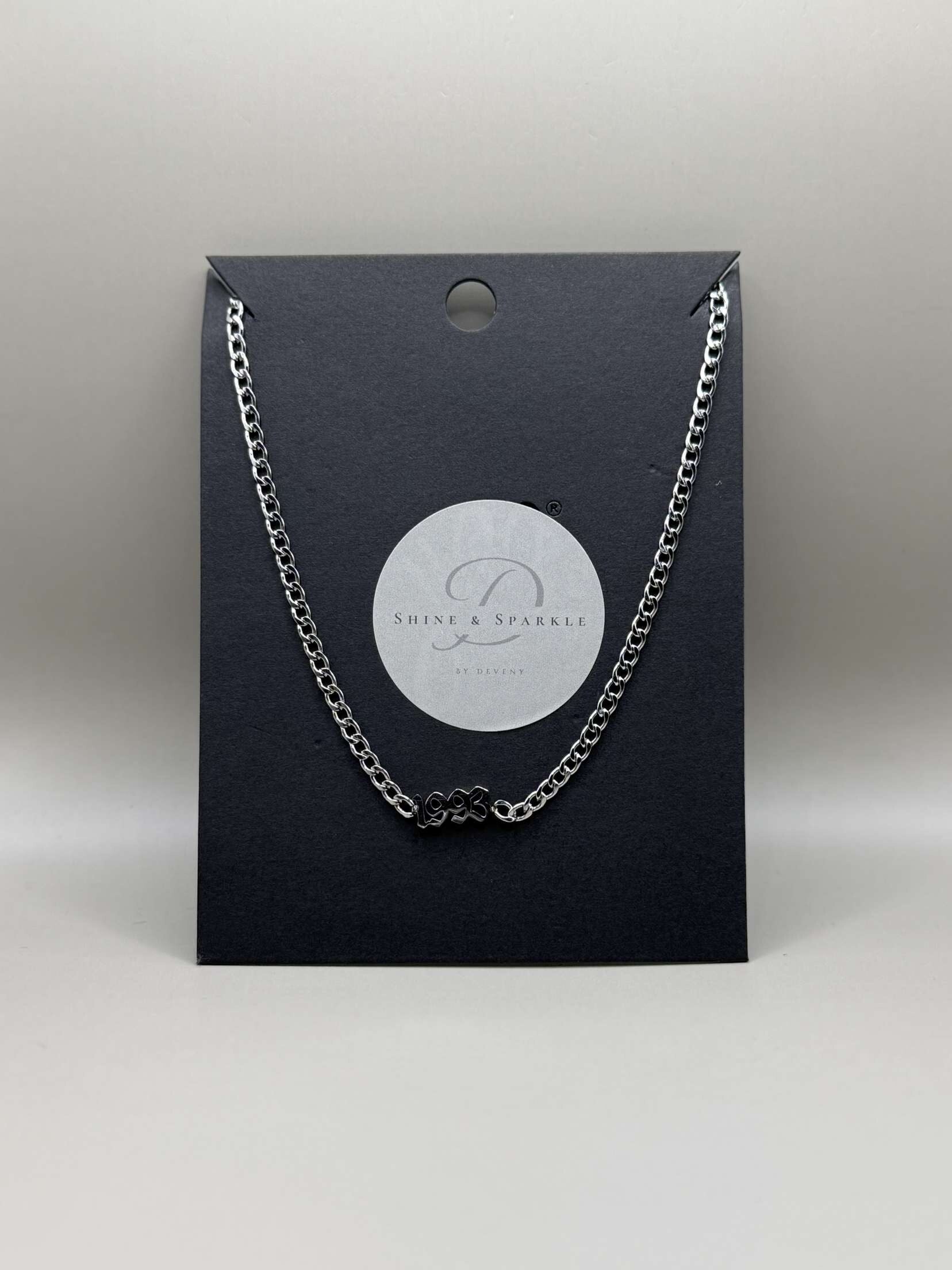 JaarGetal 1993 Ketting Zilver