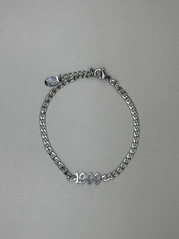 JaarGetal 1999 Armband Zilver