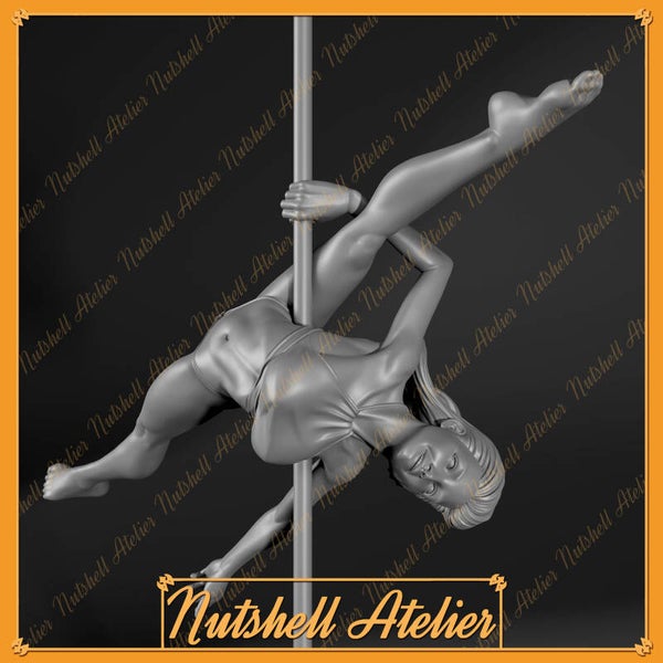 Nutshell Atelier 024 - Open Allegra / 3D Miniatur für Sammler, Vitrine, Fans ( Sexy, Pin Up)