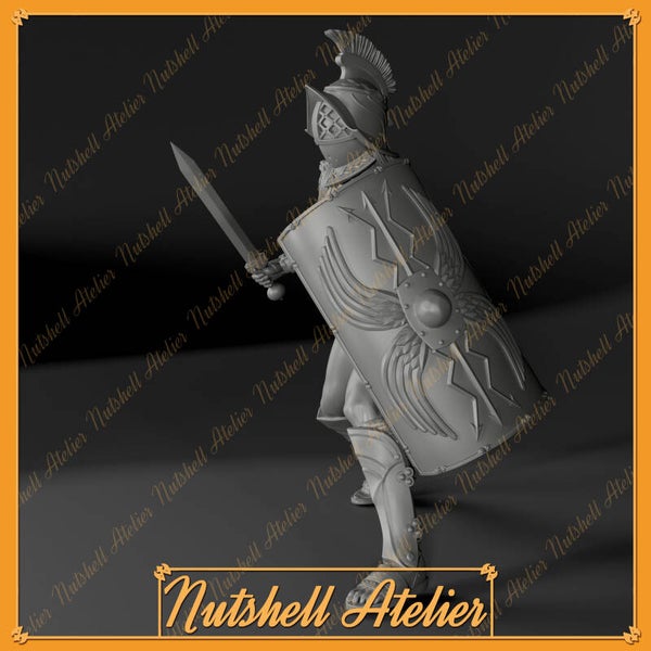 Nutshell Atelier 037 - Gladiatrix / 3D Miniatur für Sammler, Vitrine, Fans ( Sexy, Pin Up)