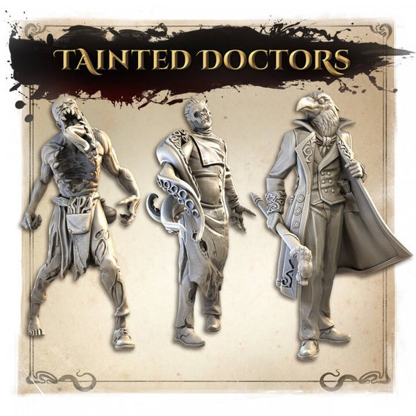 Wicked Hills DnD 5e Campaign - Tainted Doctors / 3D Miniaturen für Wargaming und Tabletop, DnD, Fantasy, Cthulhu