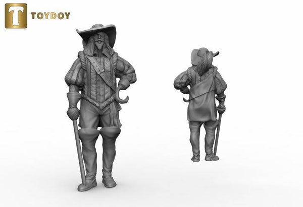 Golden Heroes - Captain / 3D Druck Miniatur in 32 & 54mm by Toydoy