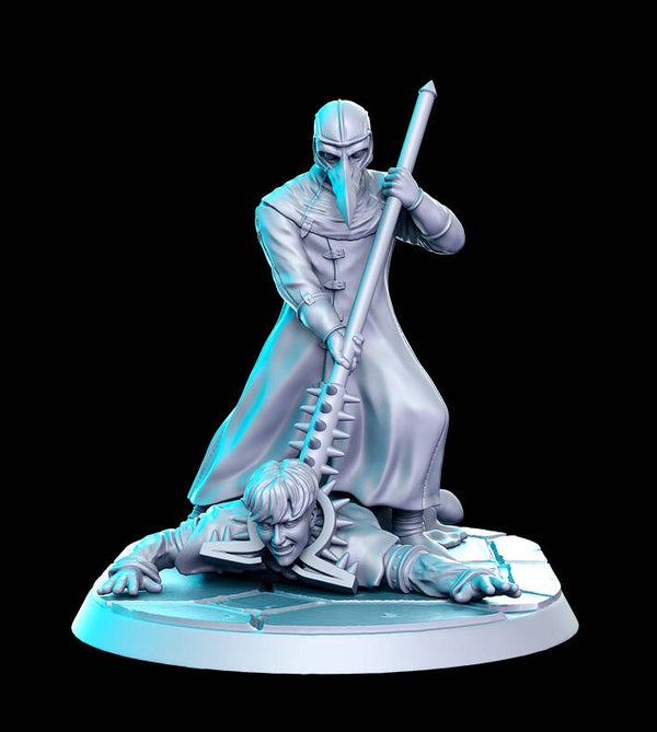 Dr. Schnabel der Folterer / 3D Miniatur für Wargaming und Tabletop, DnD, Fantasy
