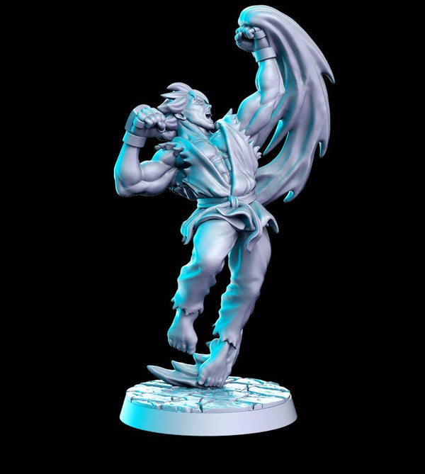 Seelen Kämpfer Turnier - Kyle (Martial Artist) / 3D Miniatur für Wargaming und Tabletop, Fantasy, DnD