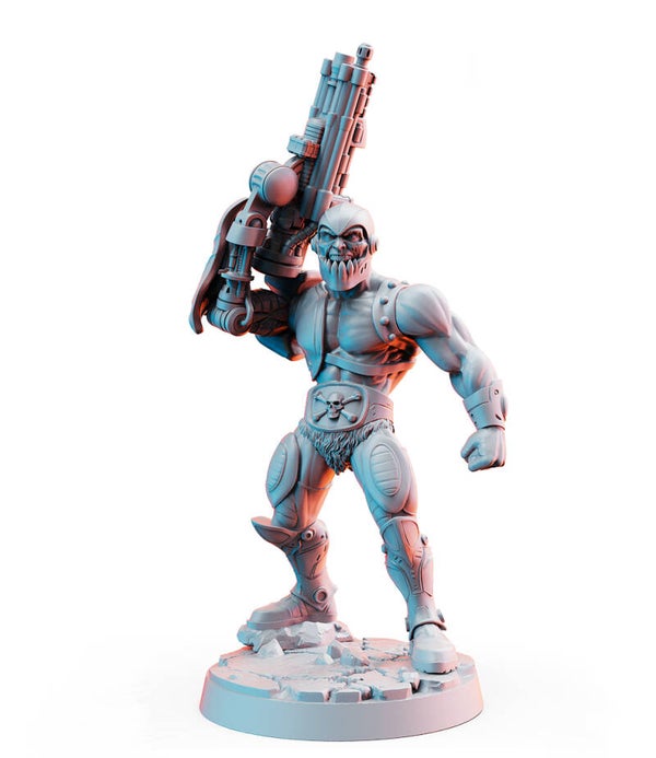 Heroes of the Universe - Maw Face / 3D Miniatur für Wargaming und Tabletop, DnD, Clash of Eternia, Fantasy