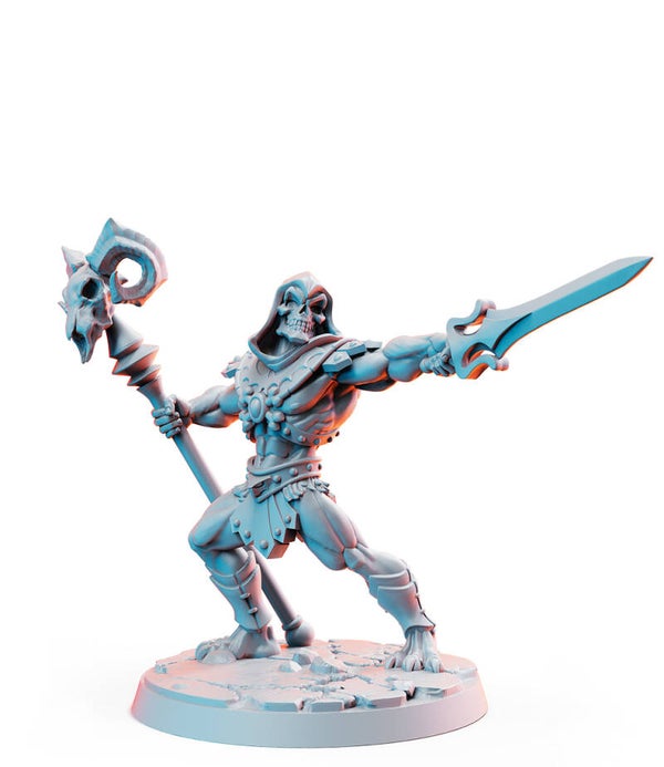 Heroes of the Universe - Skulldor / 3D Miniatur für Wargaming und Tabletop, DnD, Clash of Eternia, Fantasy
