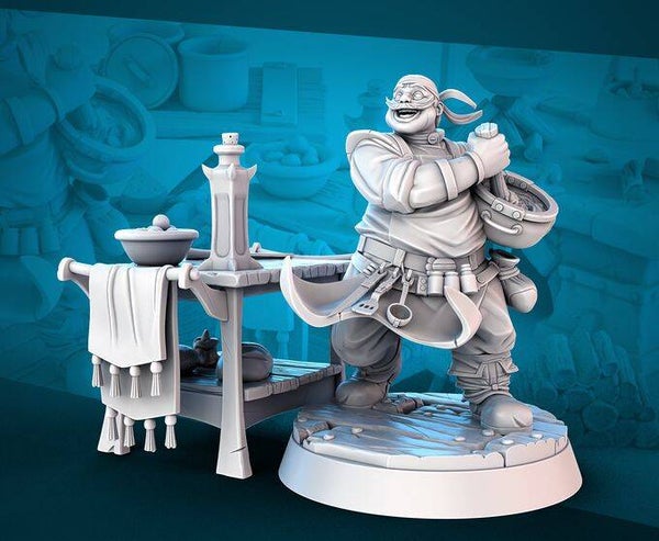 STL Miniatures - Koch Set / 3D Miniaturen für Wargaming und Tabletop, DnD, Fantasy