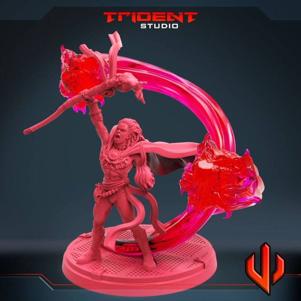 Dr. Exorcist aka Brother Voodoo / 3D Miniatur für Wargaming und Tabletop, Marvel Crisis Protocol