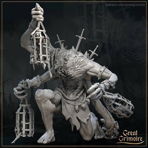 Dämmerung der Häresie - Schreckensträger / 3D Miniatur für Wargaming und Tabletop, DnD, Fantasy, Sci-Fi, Grimdark