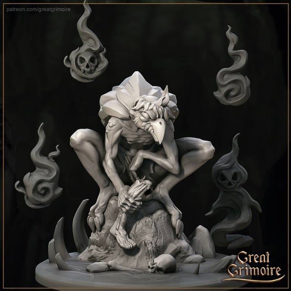 Der verlorene Schrein der Verdammten - Kappa, der Wasserdämon / 3D Miniatur für Wargaming und Tabletop, DnD, Fantasy