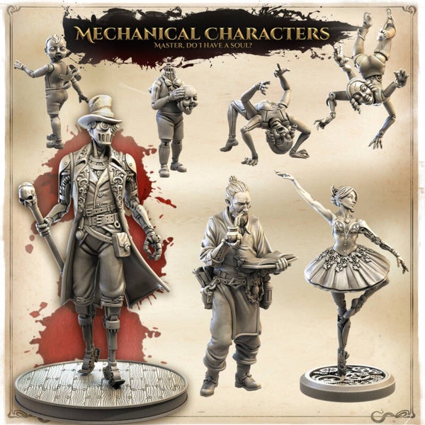 Wicked Hills DnD 5e Campaign - Mechanical Creations / 3D Miniaturen für Wargaming und Tabletop, DnD, Fantasy, Cthulhu