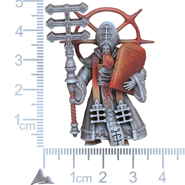 Zealoten von Belthazark - Der heilige Antonus / 3D Miniatur für Wargaming und Tabletop, Sci-Fi, Grimdark