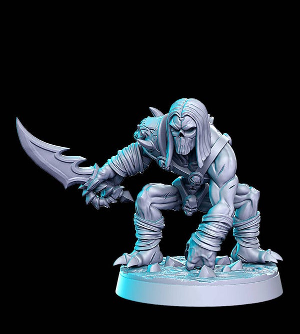 Todeskrieger - Schattenlauerer (untote Assassinen) / 3D Miniaturen für Wargaming und Tabletop, DnD, Fantasy