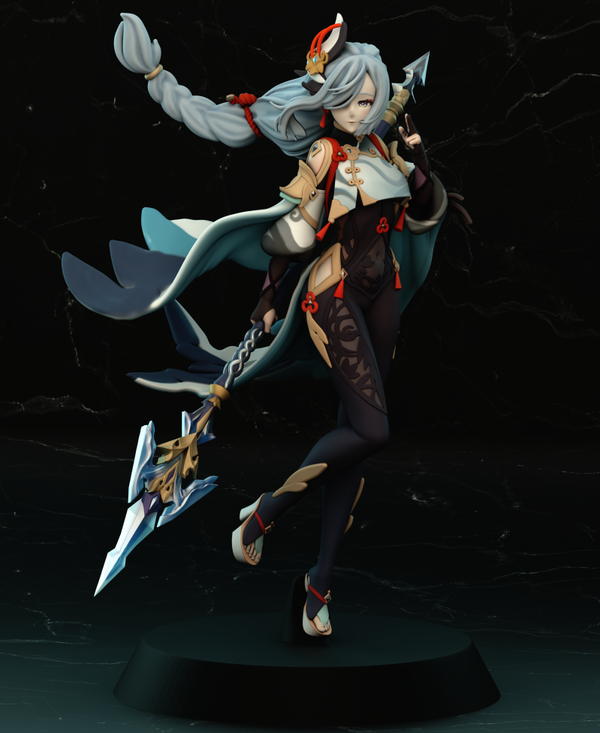 Shenhe / 3D Miniatur für Wargaming und Tabletop, DnD, Fantasy, JRPG