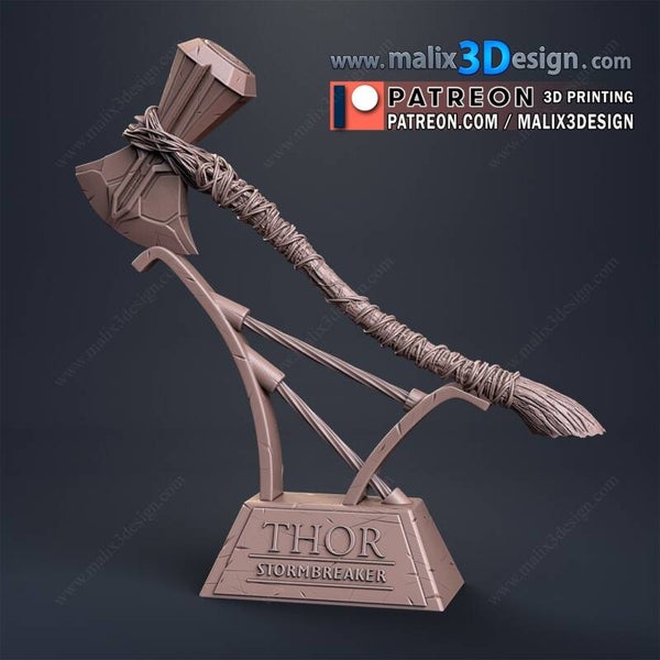 Stormbreaker, FanArt, Sammelfigur / 3D Miniatur für Sammler, Vitrine, Fans