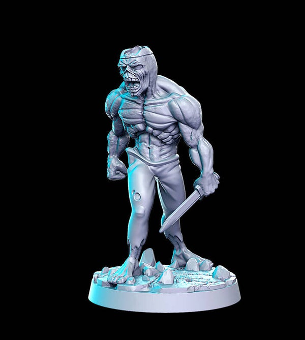 Todeskrieger - Zombies / 3D Miniaturen für Wargaming und Tabletop, DnD, Fantasy