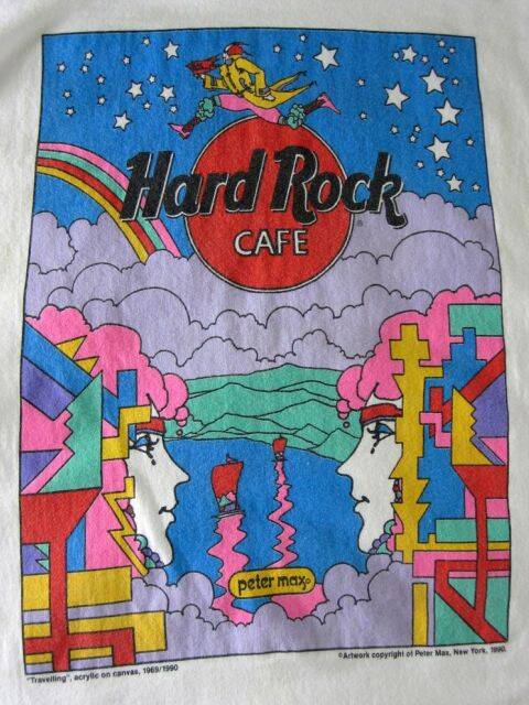 HARD ROCK CAFE SIGNATURE T'SHIRT SERIES  peter max