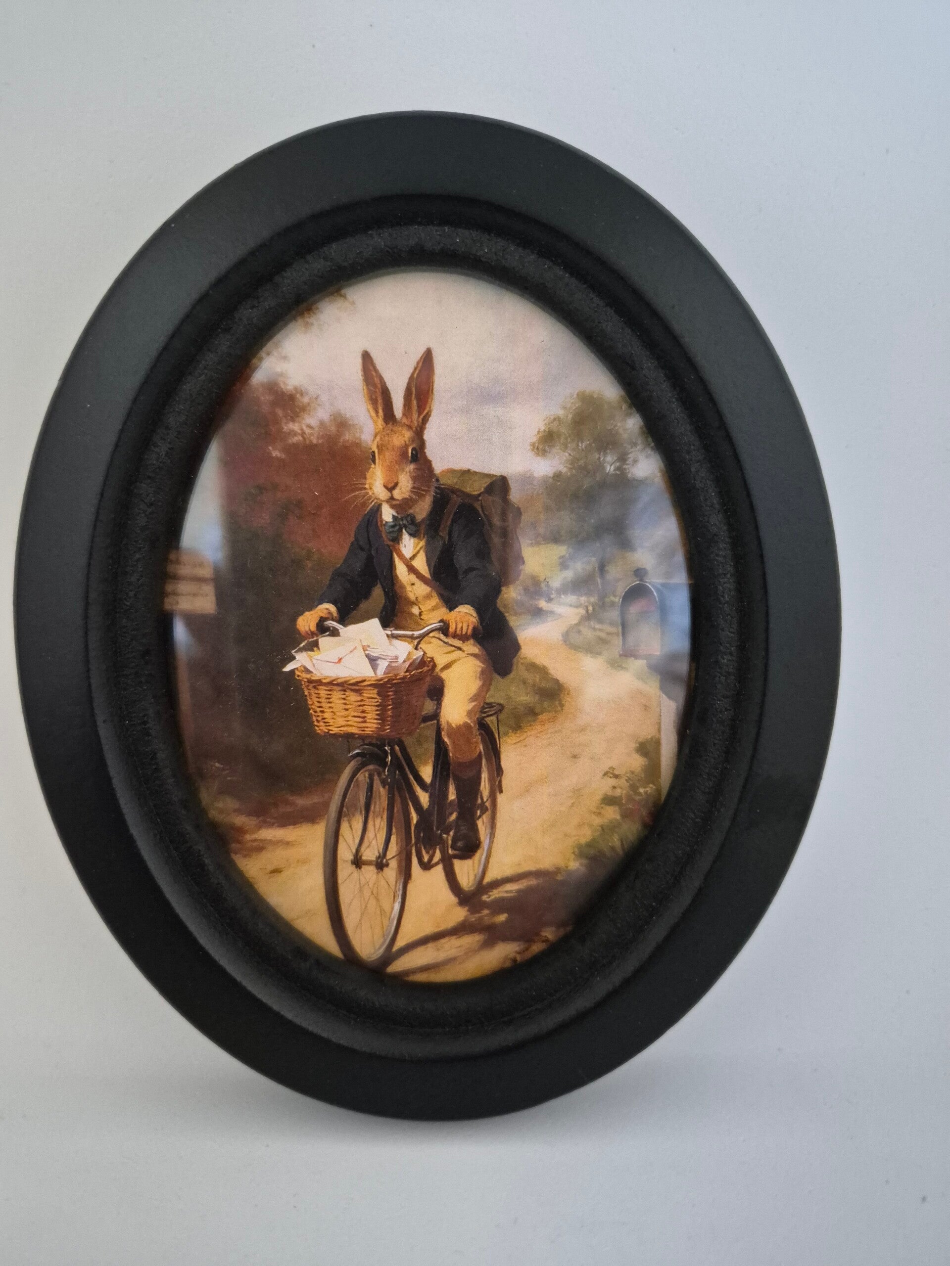 Cadre avec illustration la ballade en vélo