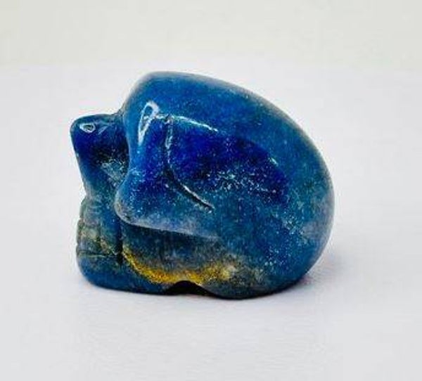 Skull (small) -  Blue Aventurine