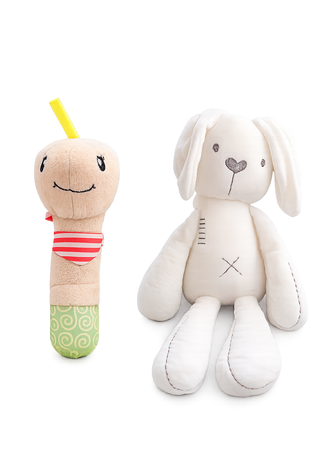 Hochet et Doudou pour bébé.