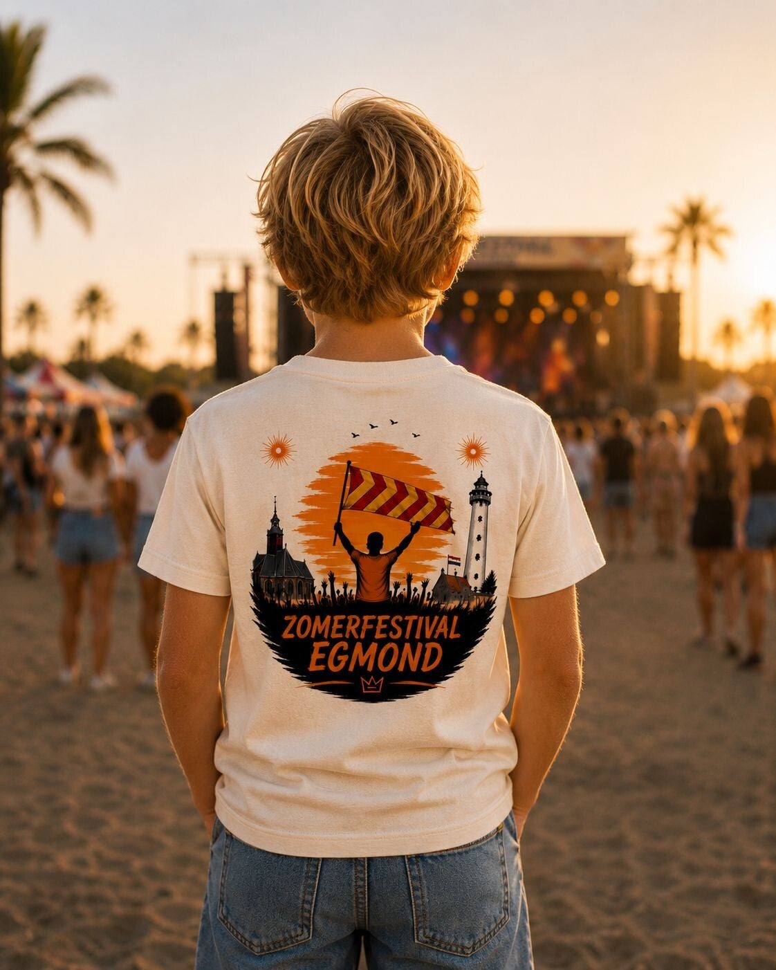 De zomer van Egmond shirt kids