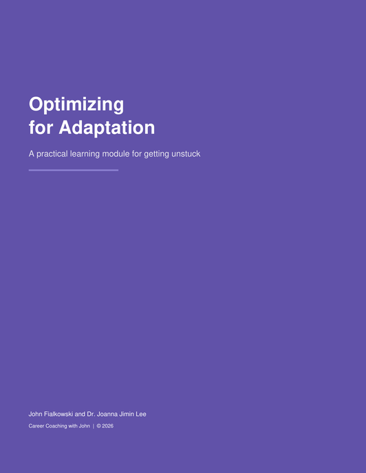 Optimizing for Adaptation learning module cover