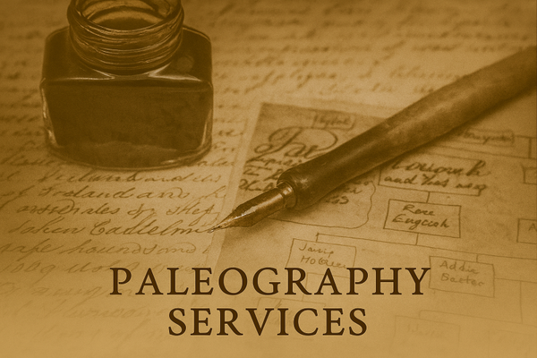Service de Paléographie - 1 page