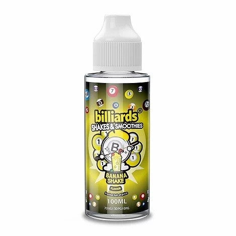 Banana Shake by Billiards E Liquid 120ml Shortfill