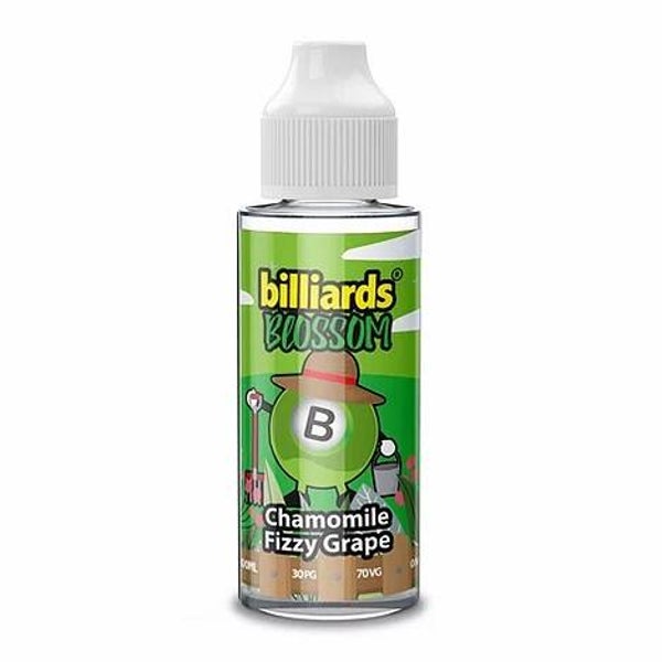 Chamomile Fizzy Grape Blossom by Billiards E Liquid 120ml Shortfill
