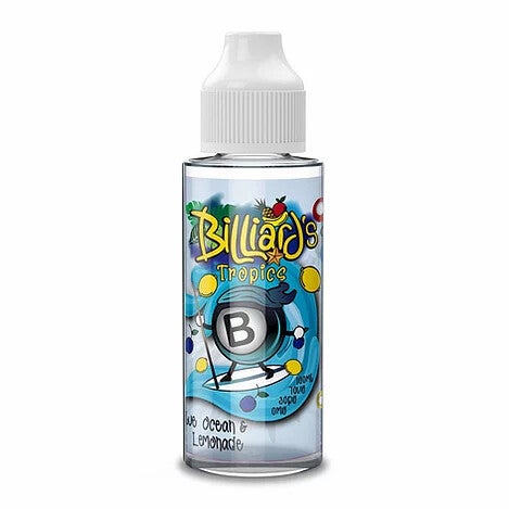 Blue Ocean Lemonade Tropics by Billiards E Liquid 120ml Shortfill