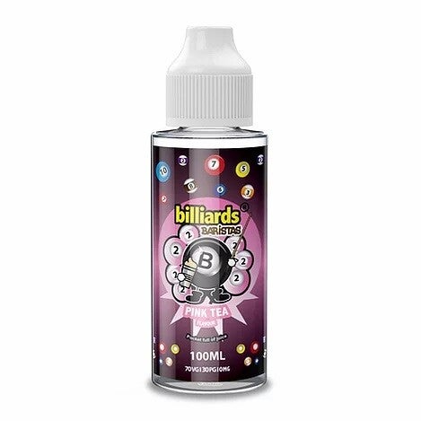 Barristas Pink Tea by Billiards E Liquid 120ml Shortfill