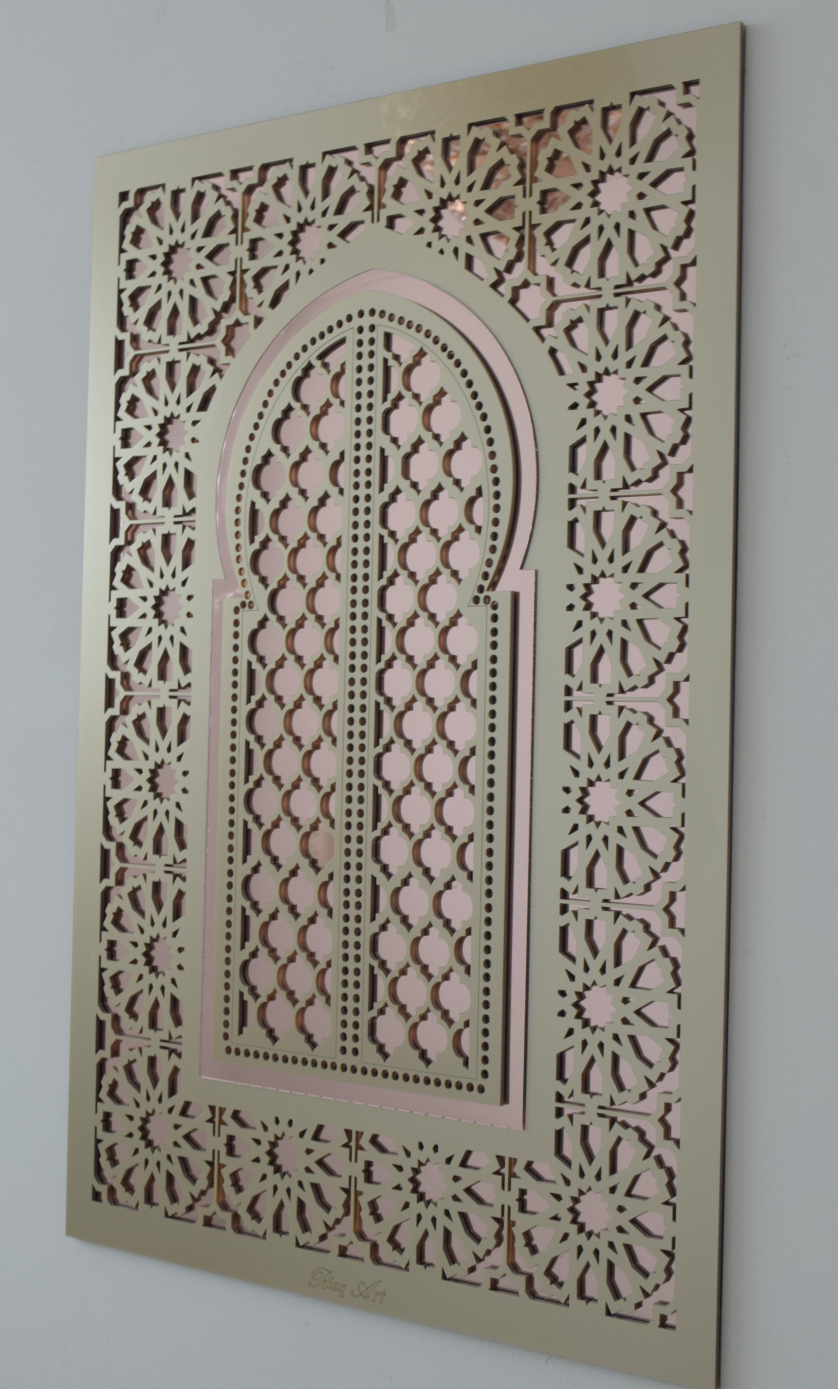 Mirage Al Andalus - Gold / Blush Rose
