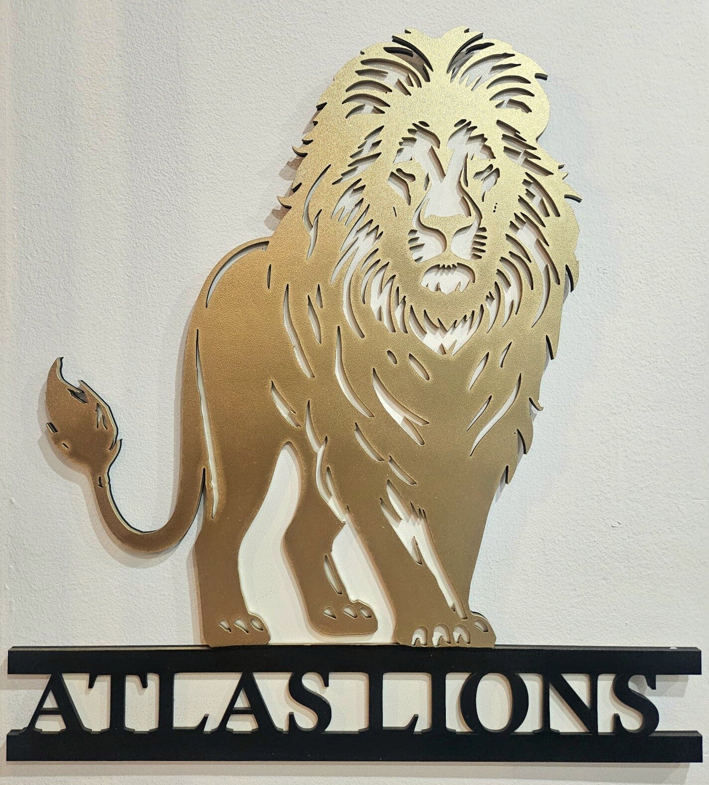 Atlas Lions – Wanddecoratie Leeuw
